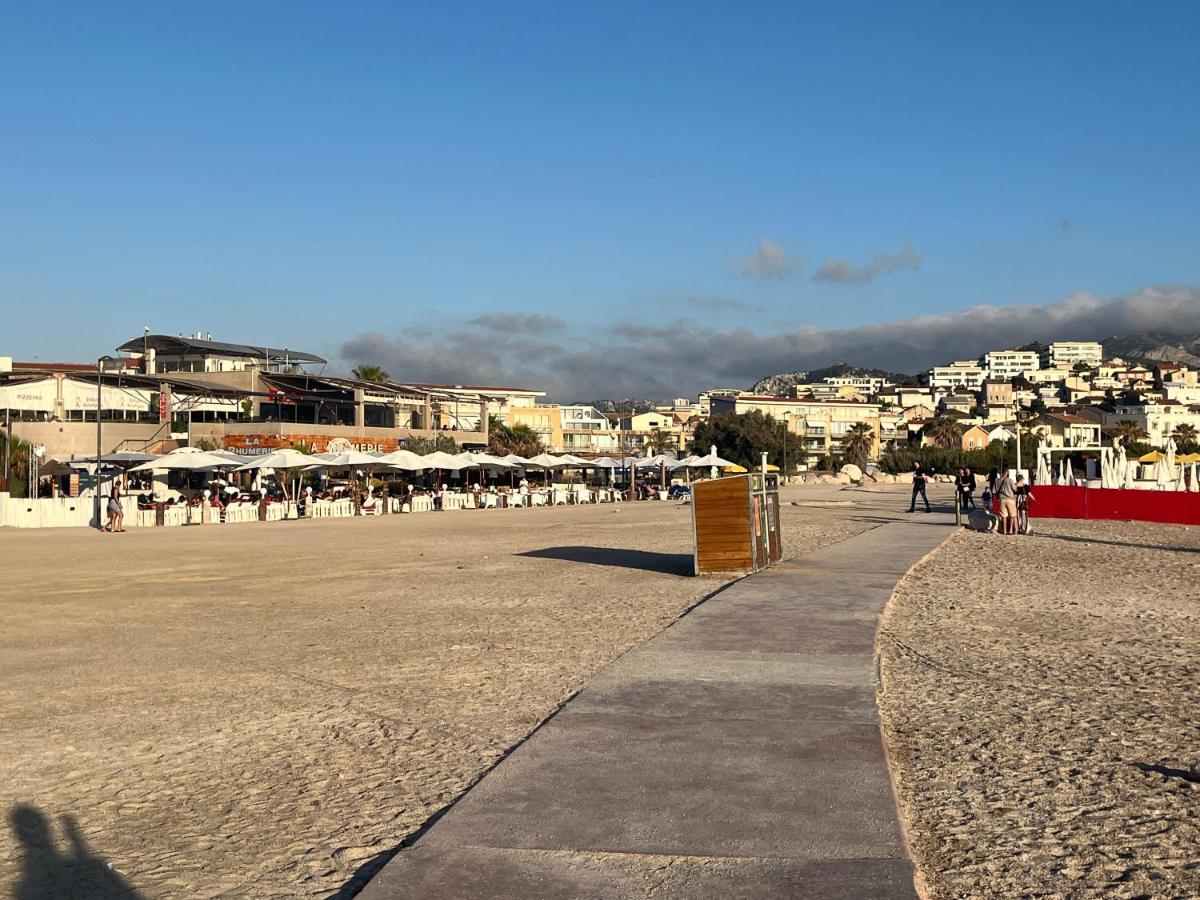 Sun Escape, Appart Renove Climatise 3 Pieces 4-6 Pers, 350M De La Plage Marseille Ngoại thất bức ảnh