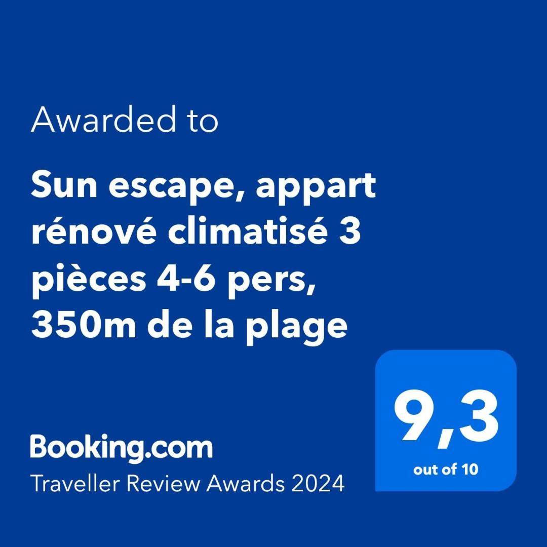 Sun Escape, Appart Renove Climatise 3 Pieces 4-6 Pers, 350M De La Plage Marseille Ngoại thất bức ảnh